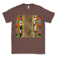 Chestnut western serape cowhide Classic Tee - Jasminsmagicworld