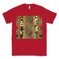 Red western serape cowhide Classic Tee - Jasminsmagicworld