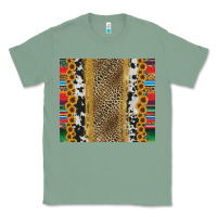 Sage western serape cowhide Classic Tee - Jasminsmagicworld