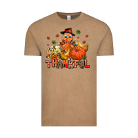 Vintage Coffee thankful pumpkins and turkey Vintage Tee - AdoDesignShop