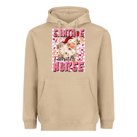 Mushroom santas favorite nurse Heavyweight Hoodie - MaliasSmallBusiness