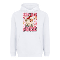 White santas favorite nurse Heavyweight Hoodie - MaliasSmallBusiness