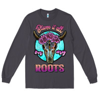 Smoke blame it all on my roots white Long Sleeve Tee - JahusDesignShop