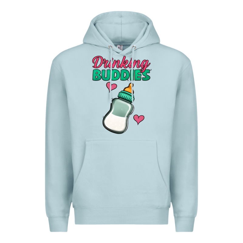 Drinking Buddies Baby Bottle Premium Hoodie by Jasminsmagicworld | Teevron
