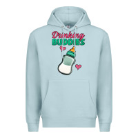 Blue Mist drinking buddies baby bottle Premium Hoodie - Jasminsmagicworld