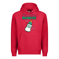 Cardinal drinking buddies baby bottle Premium Hoodie - Jasminsmagicworld