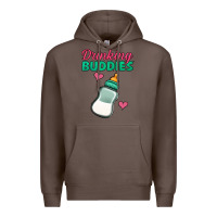 Coffee drinking buddies baby bottle Premium Hoodie - Jasminsmagicworld