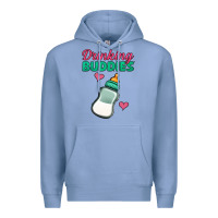 Colony Blue drinking buddies baby bottle Premium Hoodie - Jasminsmagicworld