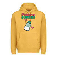 Mustard drinking buddies baby bottle Premium Hoodie - Jasminsmagicworld