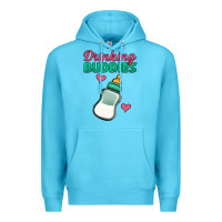 Ocean Blue drinking buddies baby bottle Premium Hoodie - Jasminsmagicworld