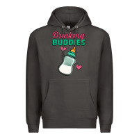 Smoke drinking buddies baby bottle Premium Hoodie - Jasminsmagicworld