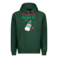 Sports Green drinking buddies baby bottle Premium Hoodie - Jasminsmagicworld