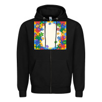 Black autism Zipper Hoodie - MaliasSmallBusiness
