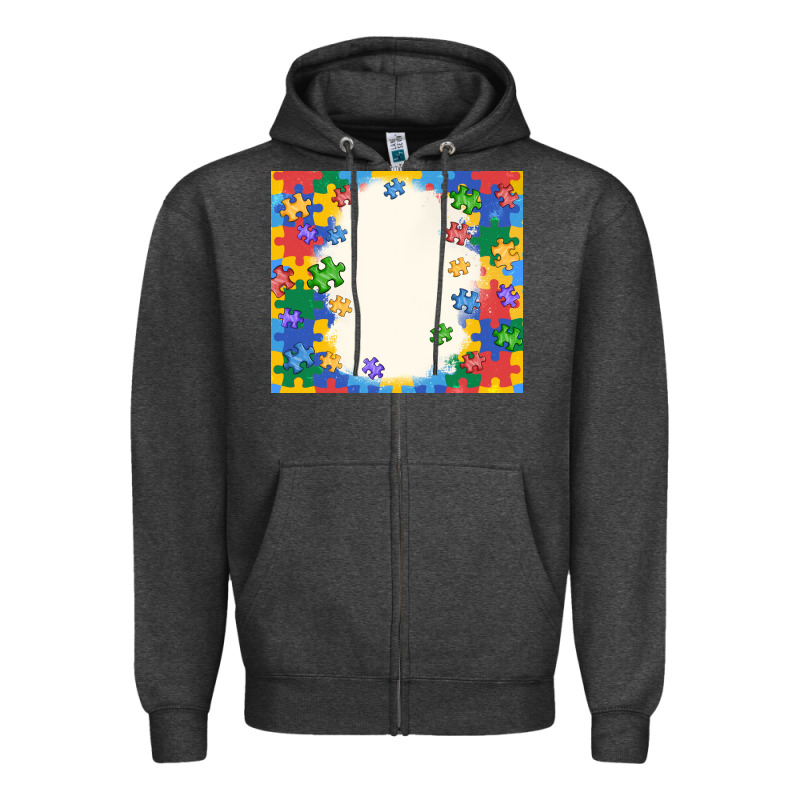 Autism Zipper Hoodie by MaliasSmallBusiness | Teevron