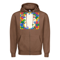 Chestnut autism Zipper Hoodie - MaliasSmallBusiness