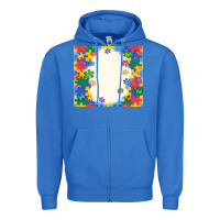 True Royal autism Zipper Hoodie - MaliasSmallBusiness