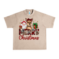 French Oak merry christmas chihuahua Urban Heavy Tee - JahusDesignShop