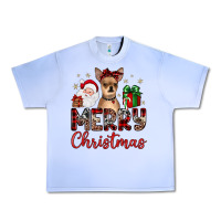 Grape Ice merry christmas chihuahua Urban Heavy Tee - JahusDesignShop