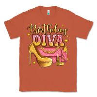 Copper birthday diva pink and gold glitter Classic Tee - LillyAllenDesigns