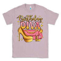Lilac birthday diva pink and gold glitter Classic Tee - LillyAllenDesigns