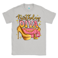 Moon Dust birthday diva pink and gold glitter Classic Tee - LillyAllenDesigns