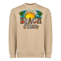 Mushroom beach vibes Heavyweight Sweatshirt - CowhideDigitalArt