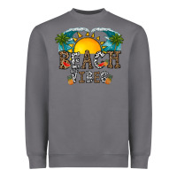 Storm beach vibes Heavyweight Sweatshirt - CowhideDigitalArt