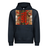 Navy grill master with bull skull Urban Hoodie - TumblerDesignByShophia