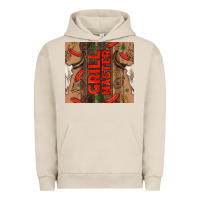Pigment French Oak grill master with bull skull Urban Hoodie - TumblerDesignByShophia