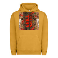 Pigment Peanut Butter grill master with bull skull Urban Hoodie - TumblerDesignByShophia