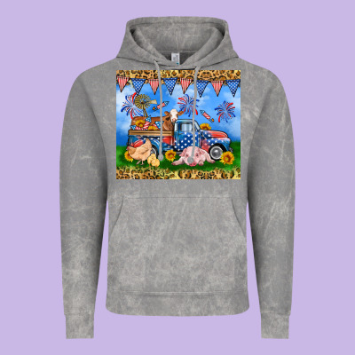 America Farm Animals Truck 20oz Skinny Tumbler Vintage Hoodie Designed By Neo Western
