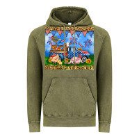 Vintage Olive America farm animals truck 20oz skinny tumbler Vintage Hoodie - Neo Western