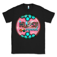 Black nurse round earrings 3 Classic Tee - BundleAndBundleShop