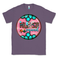 Lavender nurse round earrings 3 Classic Tee - BundleAndBundleShop