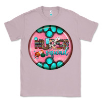 Lilac nurse round earrings 3 Classic Tee - BundleAndBundleShop