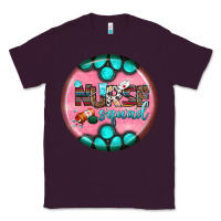 Plum nurse round earrings 3 Classic Tee - BundleAndBundleShop
