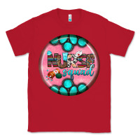 Red nurse round earrings 3 Classic Tee - BundleAndBundleShop