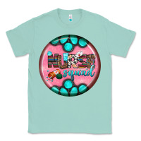 Seafoam nurse round earrings 3 Classic Tee - BundleAndBundleShop