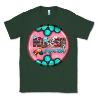 Sports Green nurse round earrings 3 Classic Tee - BundleAndBundleShop