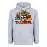 Heather Grey western thankful thanksgiving turkey Heavyweight Hoodie - NancyCooperArtShop