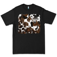 Black leopard cowhide background Premium Tee - RanaPortraitStore