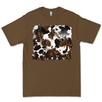 Cacao leopard cowhide background Premium Tee - RanaPortraitStore