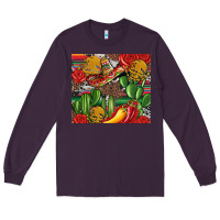 Plum mexican cacti Long Sleeve Tee - Artiststas
