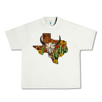 Pistachio bull skull texas map western Urban Heavy Tee - BarkalooDesign