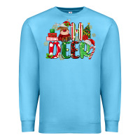 Ocean Blue oh deer reindeer Premium Sweatshirt - MaliasSmallBusiness