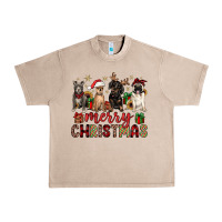 French Oak merry christmas chihuahua pitbull pug dachshund Urban Heavy Tee - JahusDesignShop