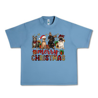 Pebble Blue merry christmas chihuahua pitbull pug dachshund Urban Heavy Tee - JahusDesignShop