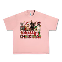 Salmon merry christmas chihuahua pitbull pug dachshund Urban Heavy Tee - JahusDesignShop