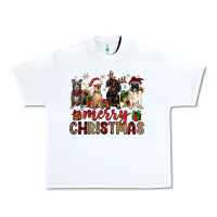 White merry christmas chihuahua pitbull pug dachshund Urban Heavy Tee - JahusDesignShop