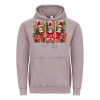 Vintage Zinc Christmas girl elfs Vintage Hoodie - FaDigitalArtStudio
